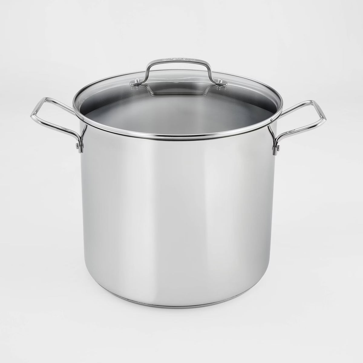 Stock Pot – 16qt Stock Pot with Cover – Silver