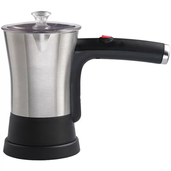 Espresso Pot – 4-Cup Turkish Coffee Maker in Multicolored – Black/Silver