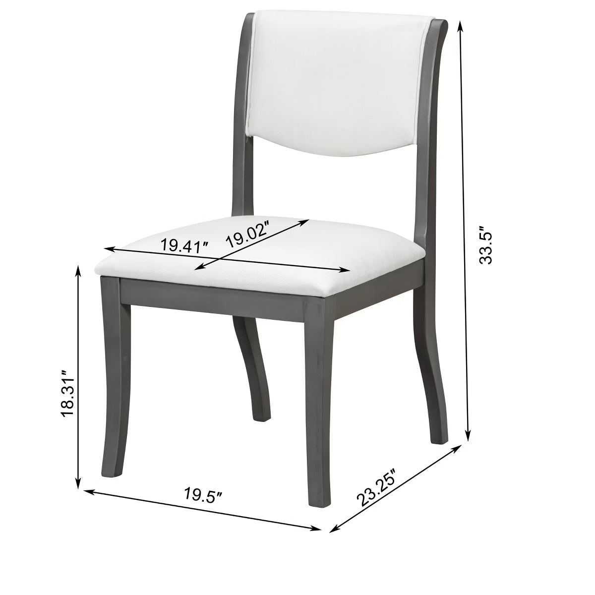 3 Piece Round Dining Table Set for 2