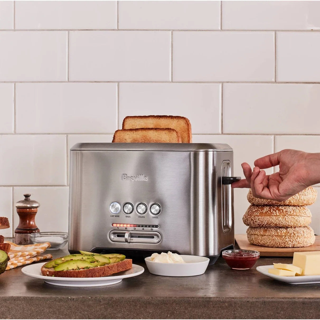 Toaster – A Bit More 2 Slice Toaster – Silver