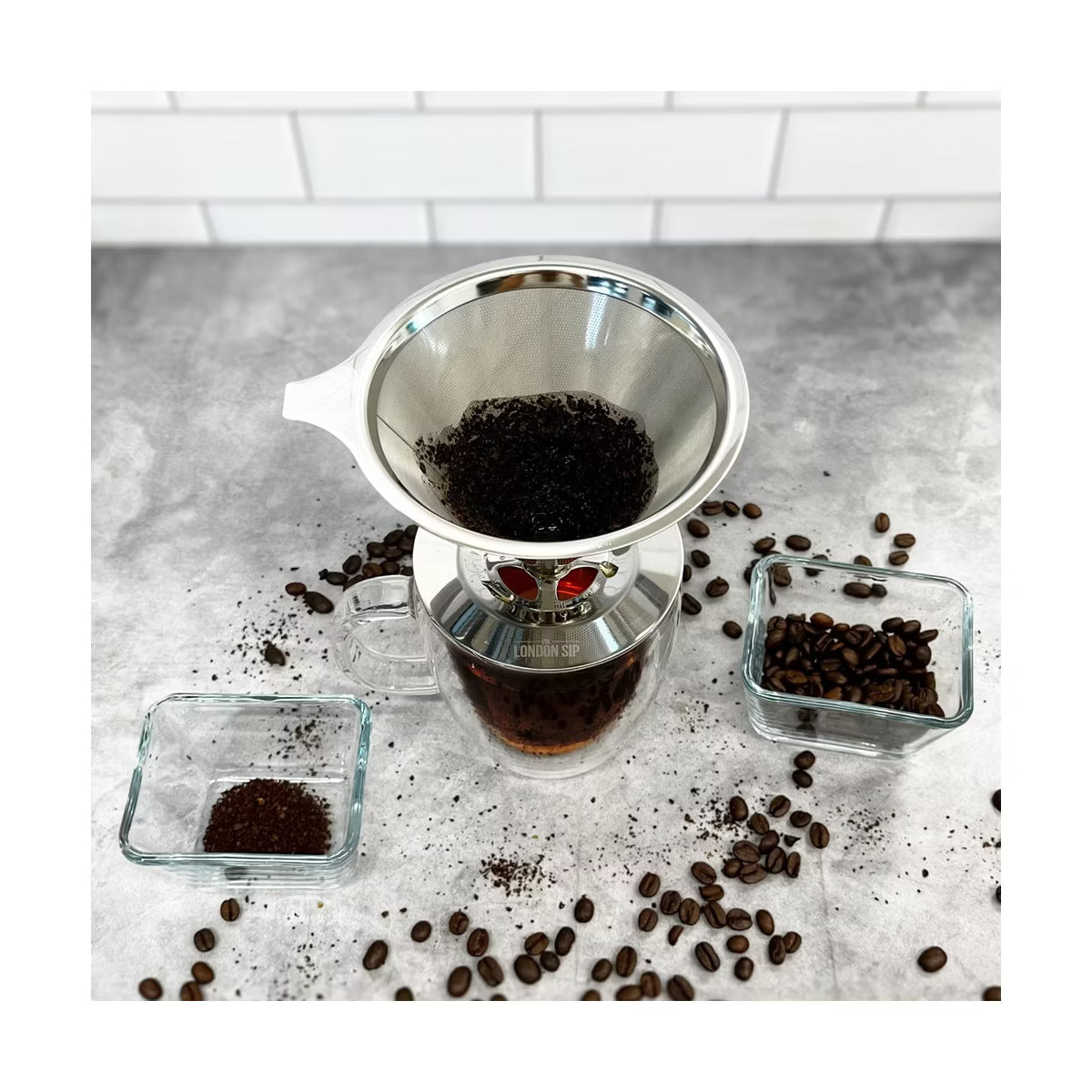 Coffee Dripper – Culinvaro Stainless Steel Coffee Dripper, 1-4 Cup