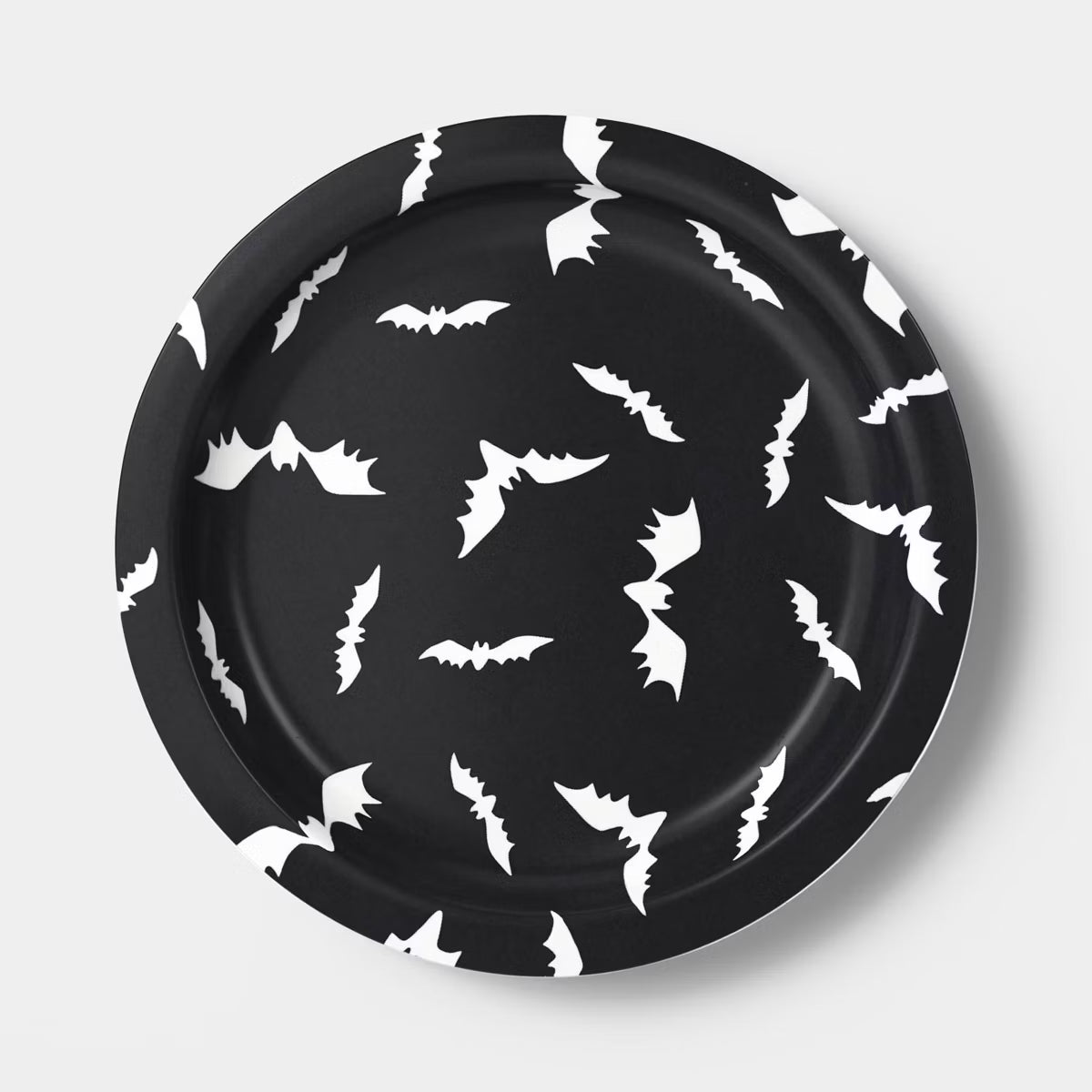 Salad Plate – Culinvaro 8.5" Halloween Melamine Bats Salad Plate Black