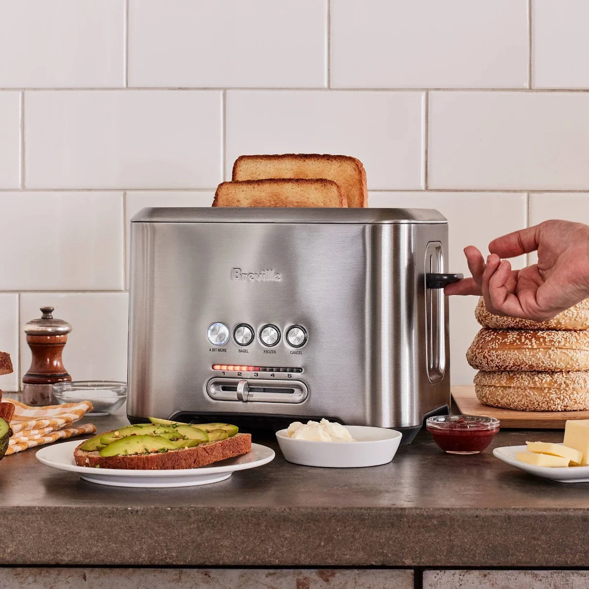 Toaster – A Bit More 2 Slice Toaster – Silver