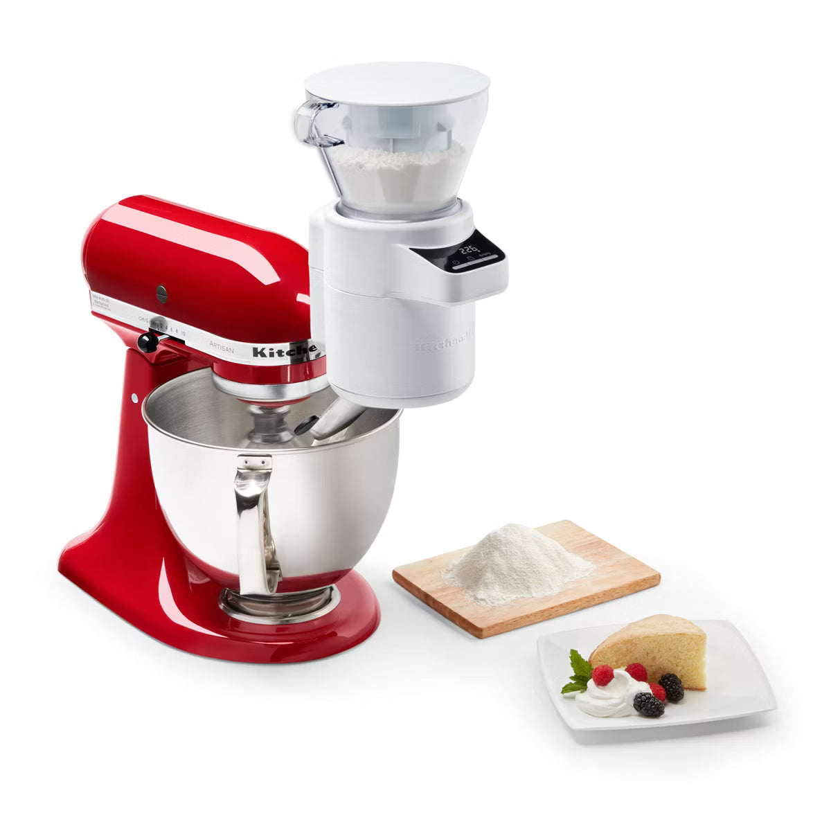 Mixer Attachment – Sifter + Scale Attachment – White