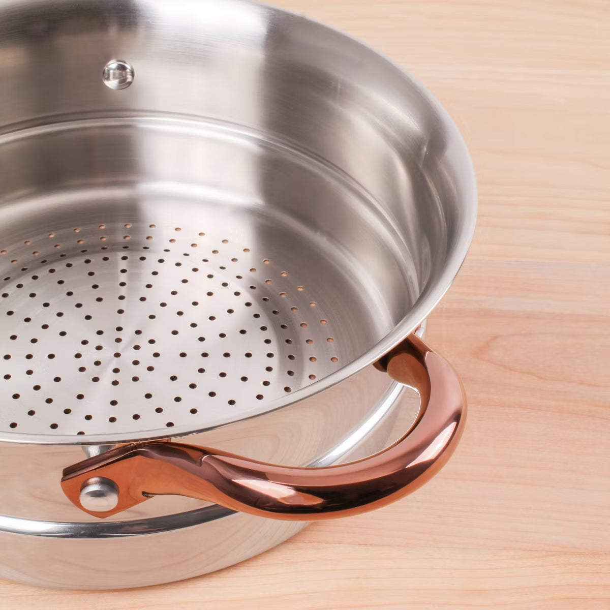 Steamer Basket – Ouro 18/10 8"/ 9.5" Steamer – Silver