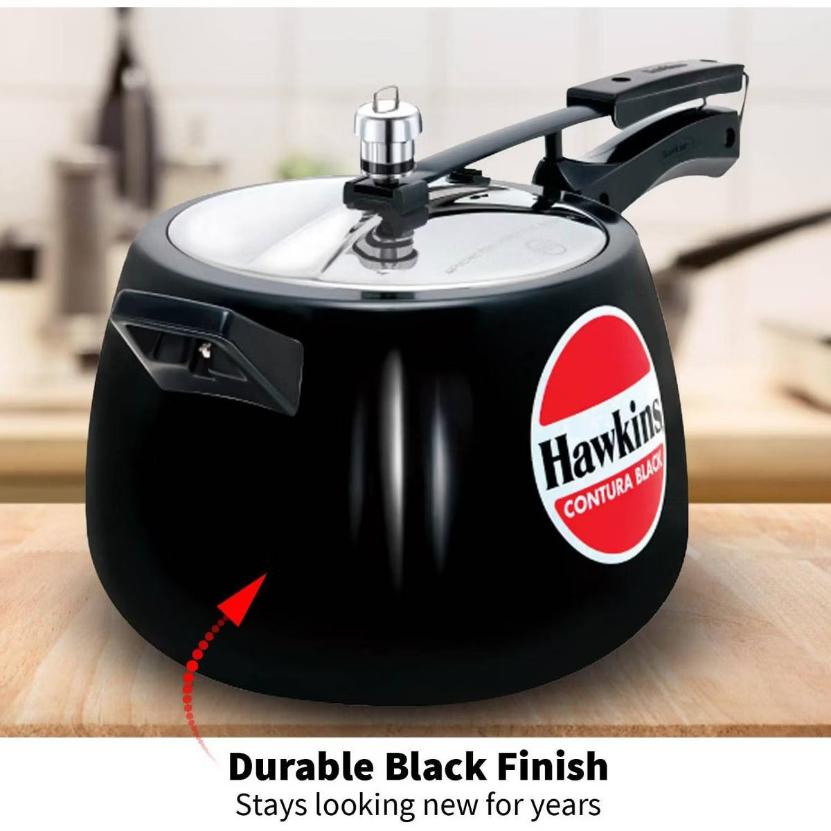 Pressure Cooker – 6.5L Hard Anodized Pressure Cooker: Aluminum – Stainless Steel