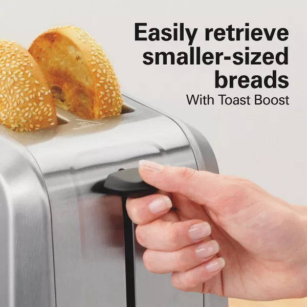 Toaster – 2 Slice Toaster - : Bagel & Bread Toaster, High – Silver