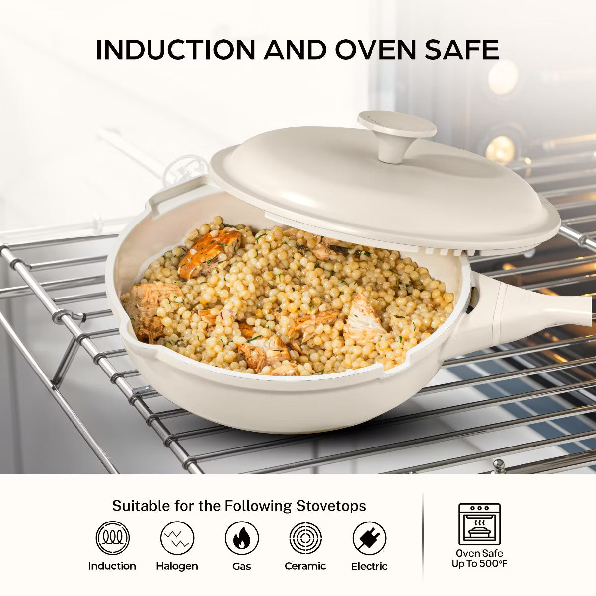 Frying Pan – Zuka Everyday Pan 8" Nonstick Multi – Cream