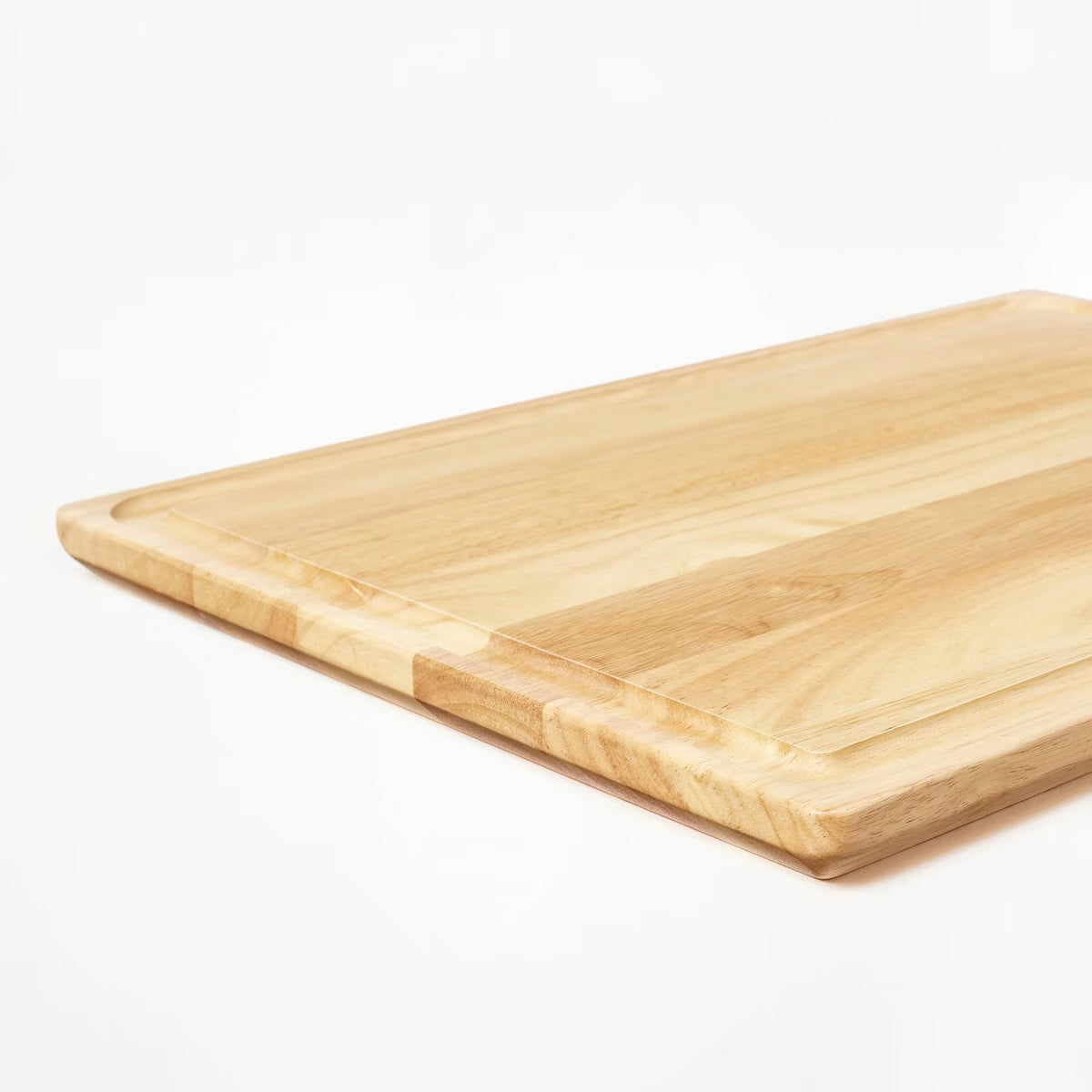 Carving Board – Culinvaro 14"x20" Rubberwood Carving Board with Juice Groove Natural
