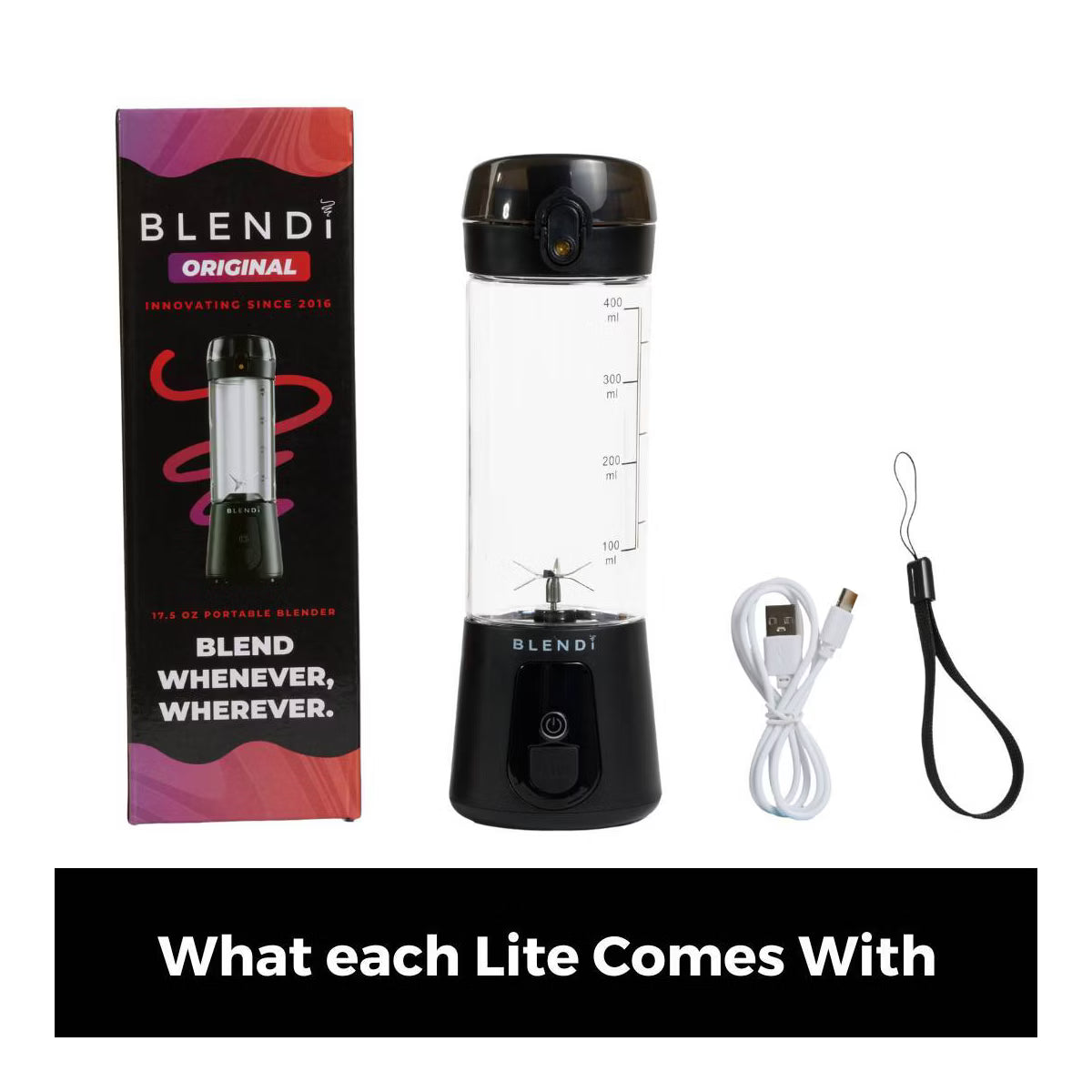 Personal Blender – Personal Blender, 17oz Capacity, 70W – Gray