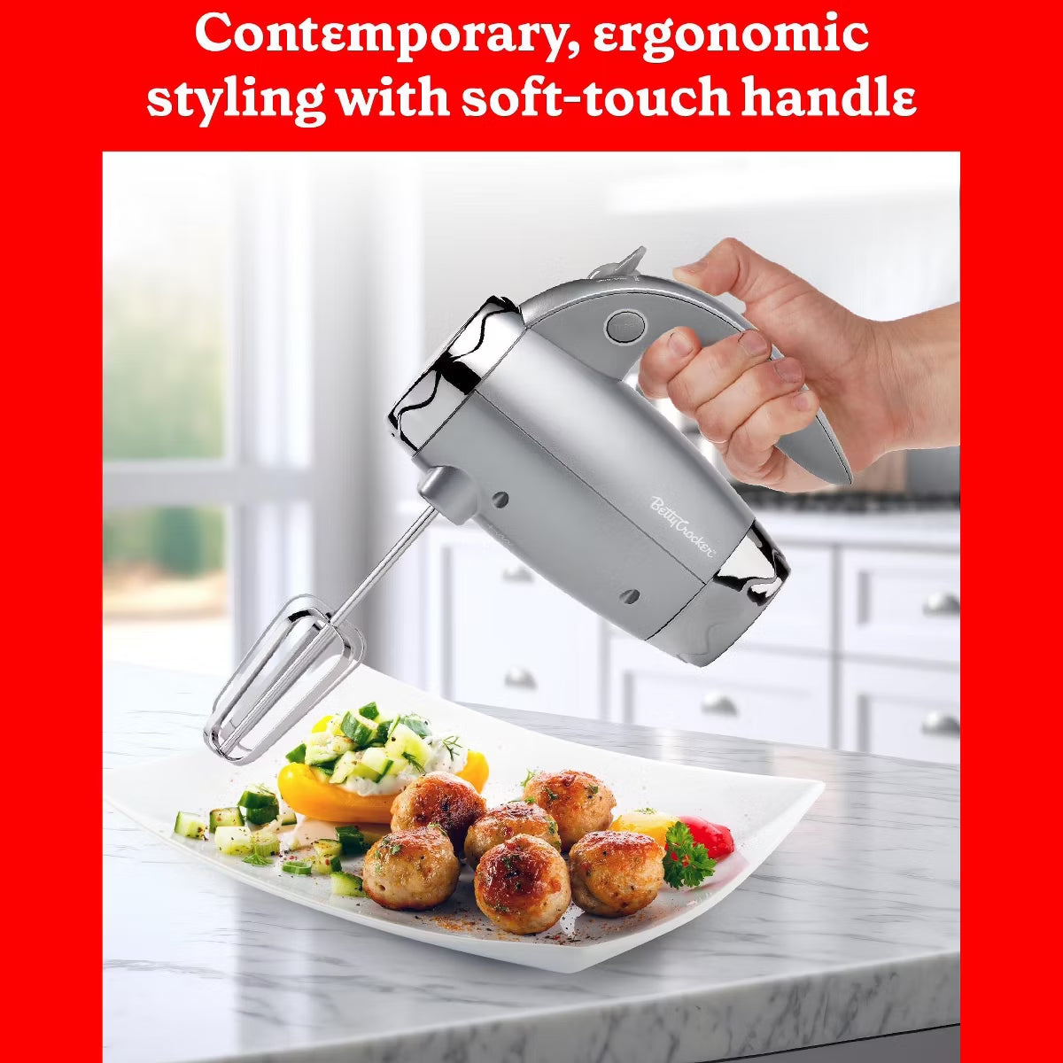 Hand Mixer – Hand Mixer 7 Speed – Silver