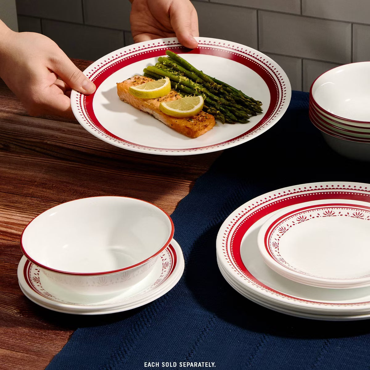 Lunch Plate – Culinvaro 4pk Sadie Lunch Plates
