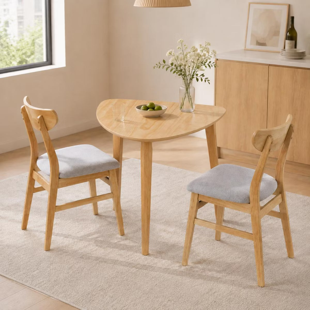 Dining Set – Culinvaro 3-Piece Modern Table and Chair Set
