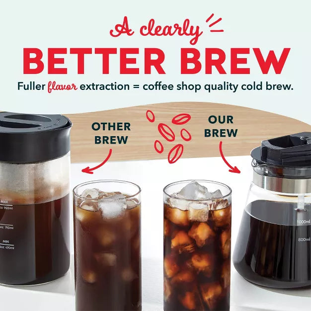 Cold Brew Coffee Maker – Rapid Cold Brew Maker – Black