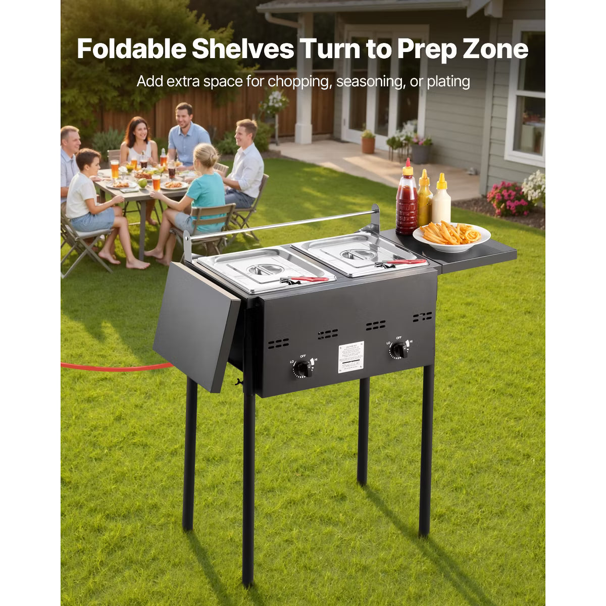 Deep Fryer – Outdoor Propane Deep Fryer – Black
