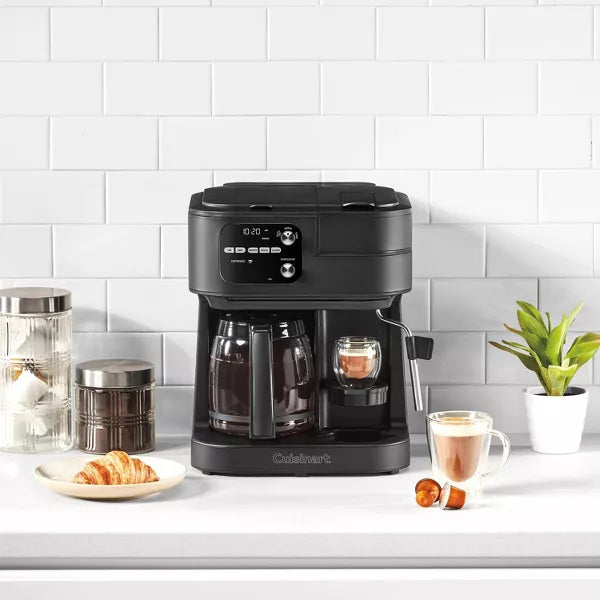 Drip Coffee Maker – Coffee Center Barista Bar 4-in-1 Coffee Maker – Black