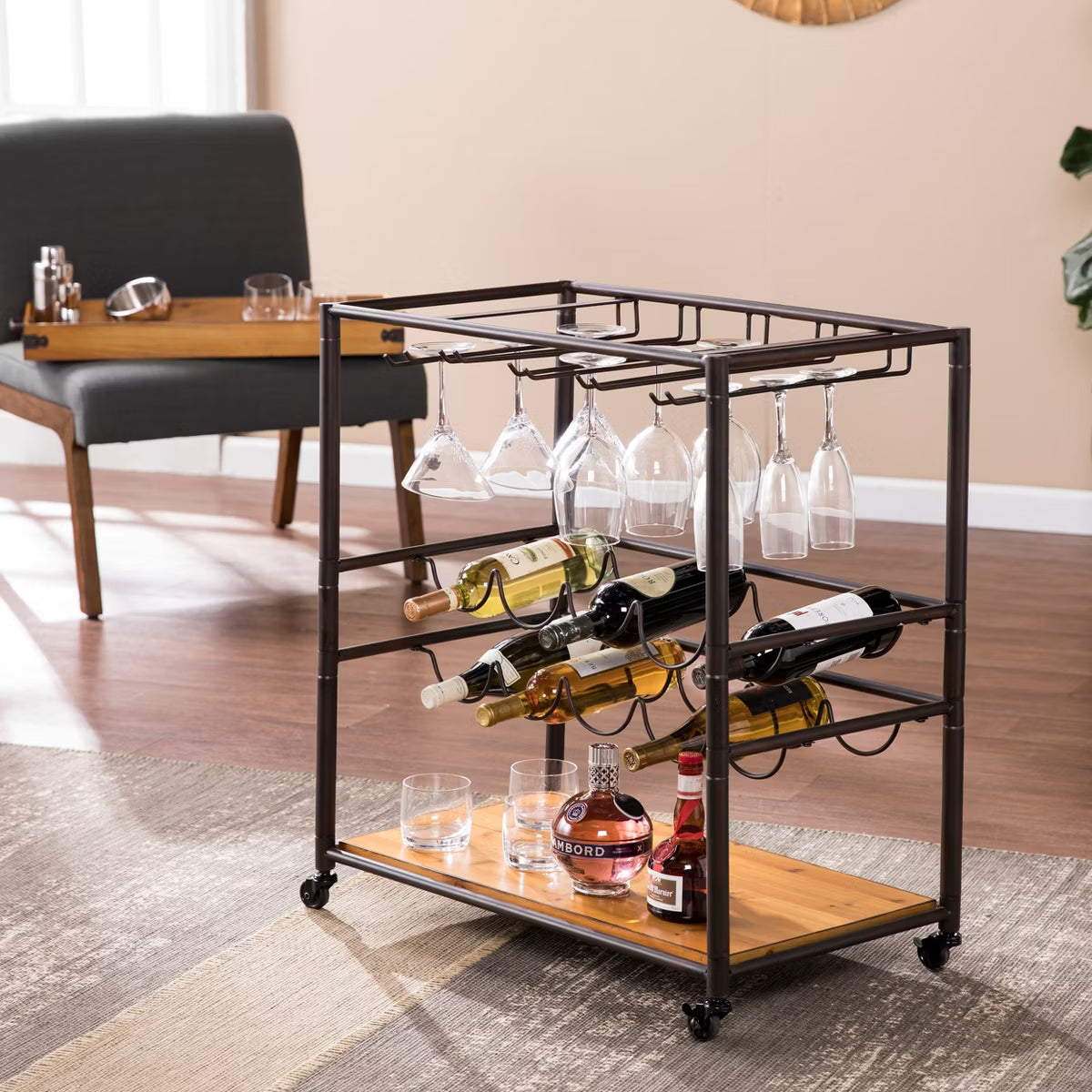 Bar Cart – Culinvaro Mayson Bar Cart - Black