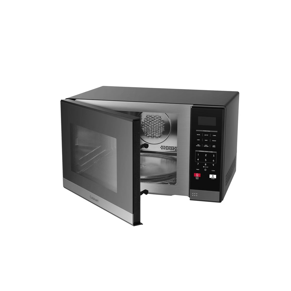 Microwave Oven – 1.2 cu ft Microwave Oven with Air Fryer: – Black