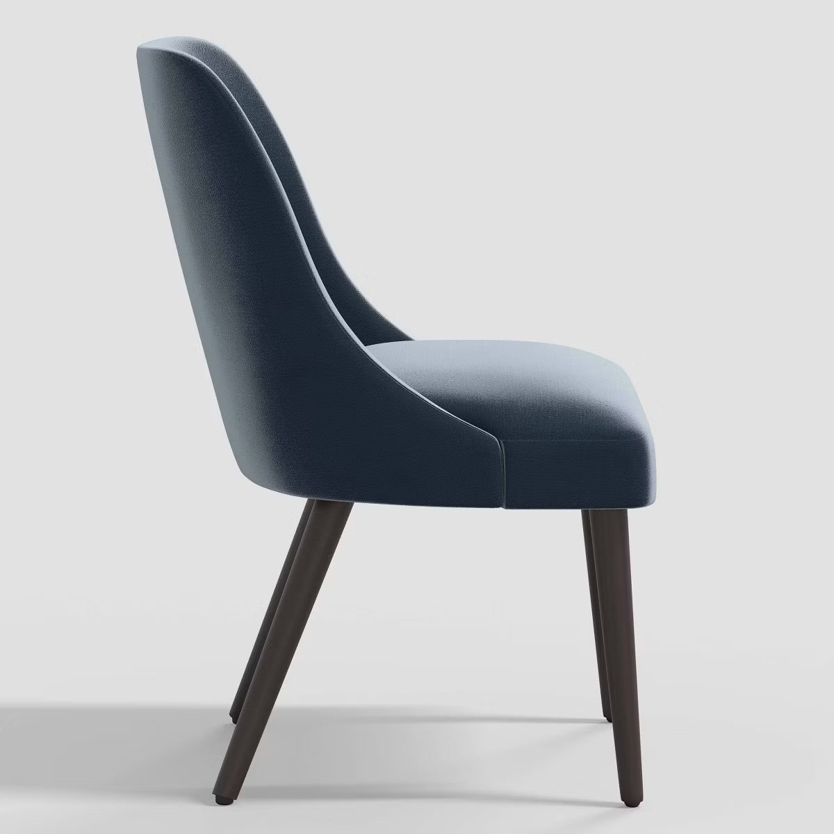 Dining Chair – Culinvaro Geller Modern Dining Chair in Classic Velvet Light Grey