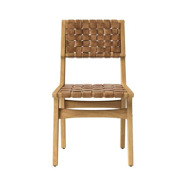 Dining Chair – Culinvaro Ceylon Woven and Wood Dining Chair Brown/Natural