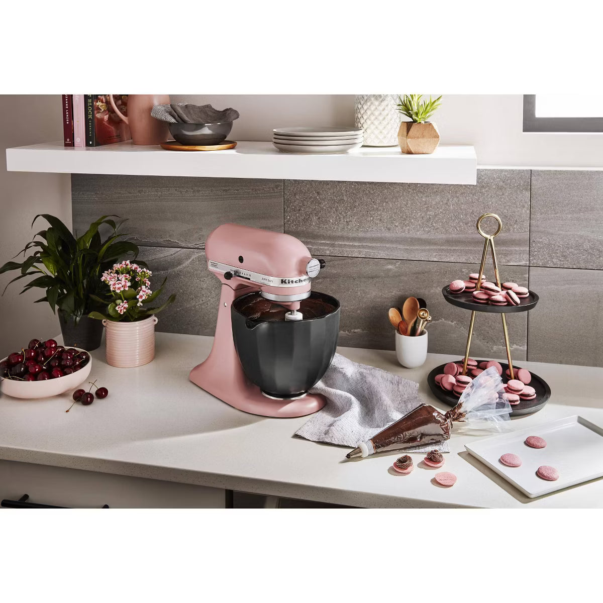 Mixer Accessory – 5qt Shell Ceramic Bowl – Black