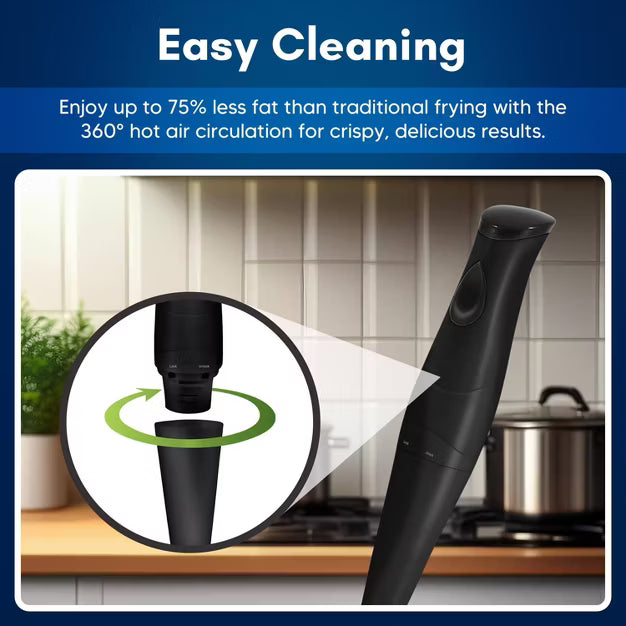 Immersion Blender – Hand Blender with Detachable Wand – Stainless Steel