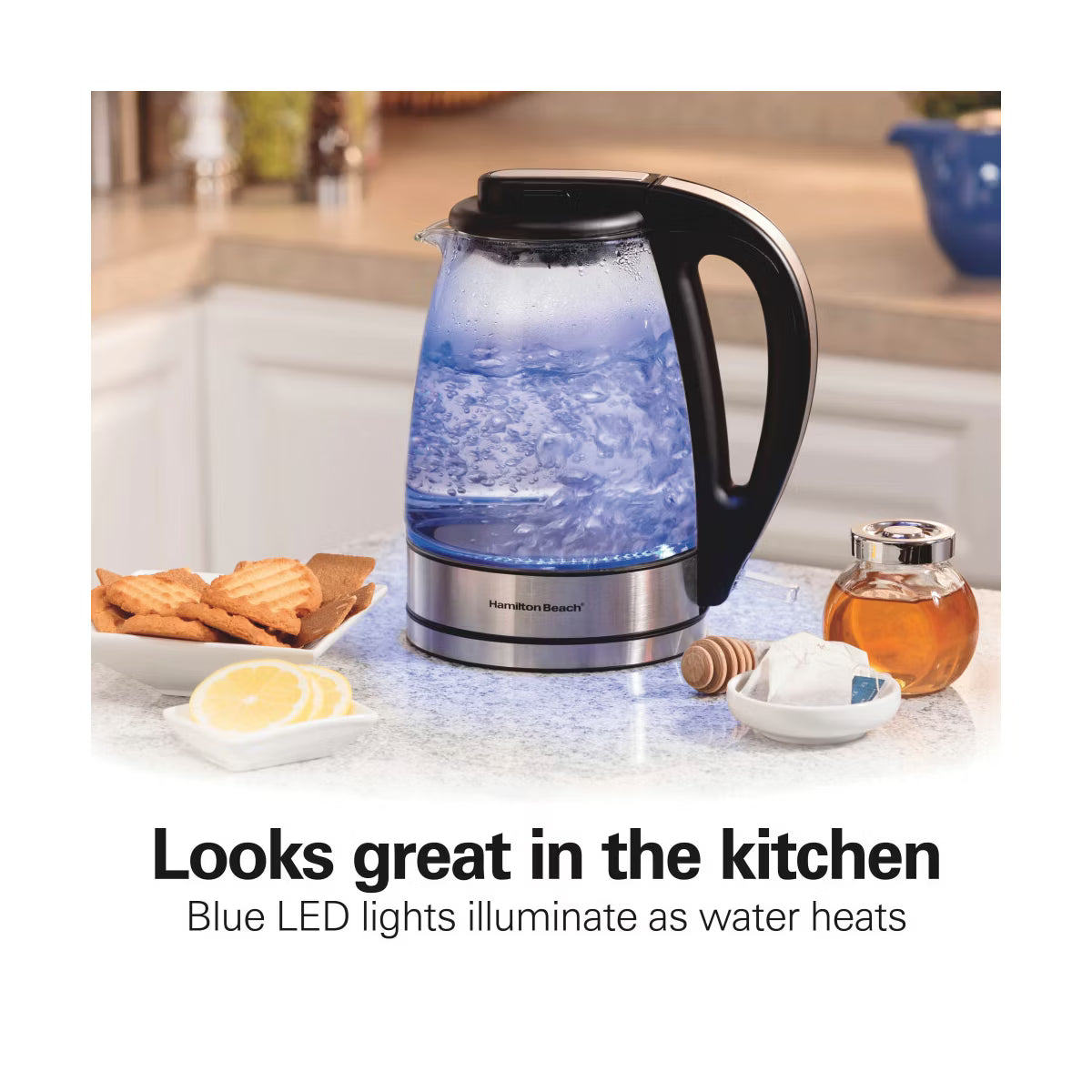 Electric Kettle – Culinvaro 1.7L Illuminated Glass Kettle - 40869: Electric Water Boiler