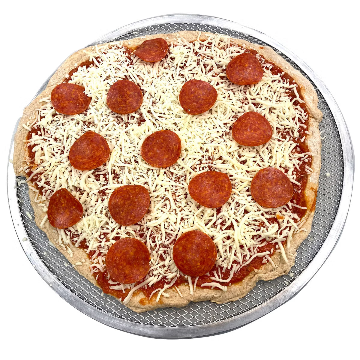 Pizza Pan – Anodized Aluminum Pizza Crisper, 16-Inch – Silver