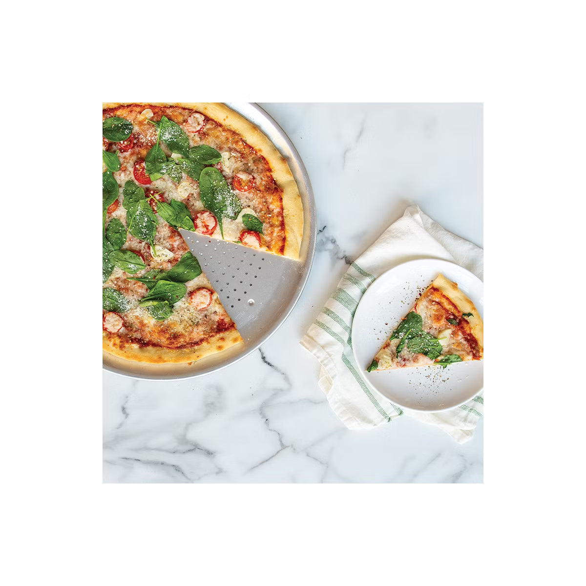 Pizza Pan – Naturals® 16" Hot Air Pizza Crisper – Silver