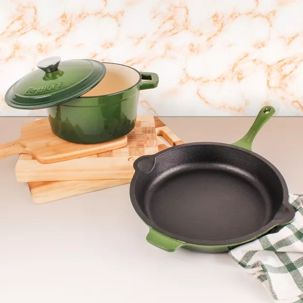 Cookware Set – Neo 3Pc Cast Iron Cookware Set – Meringue