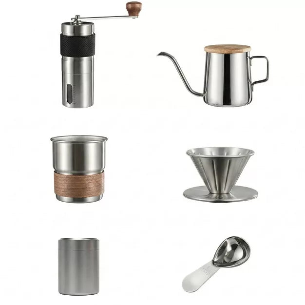 Pour Over Coffee Maker – The Complete Pour-Over Coffee Set – Black