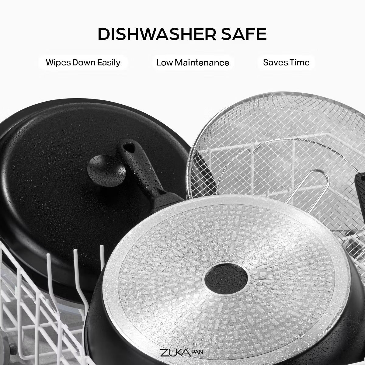 Frying Pan – Zuka Everyday Pan 8" Nonstick Multi – Black