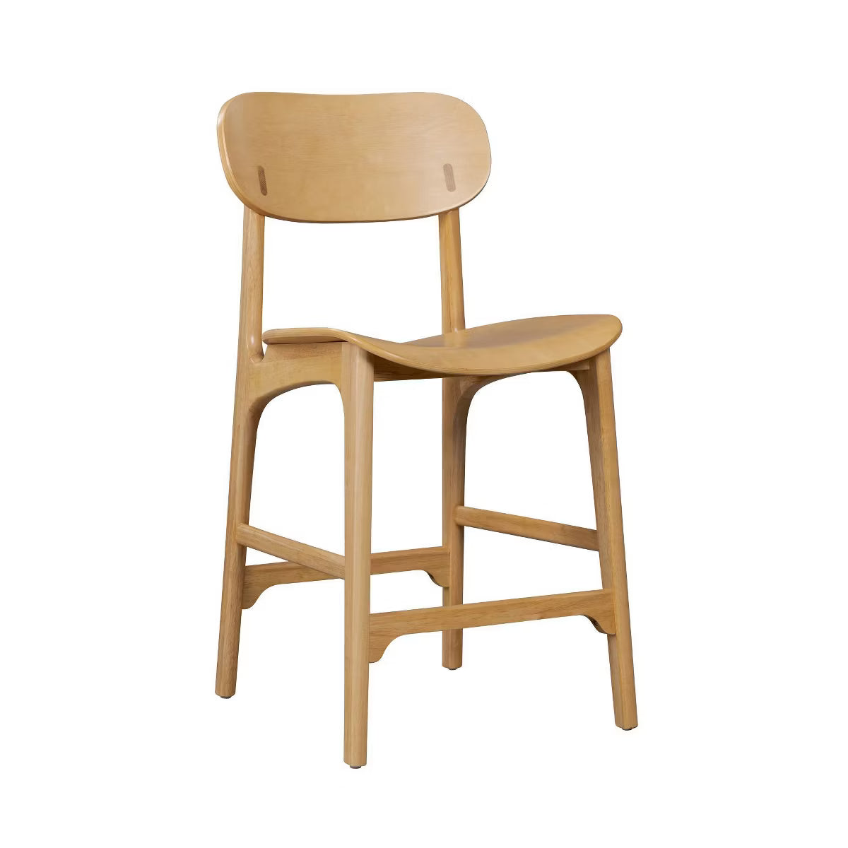 Solvang Wood Counter Height Barstool Natural