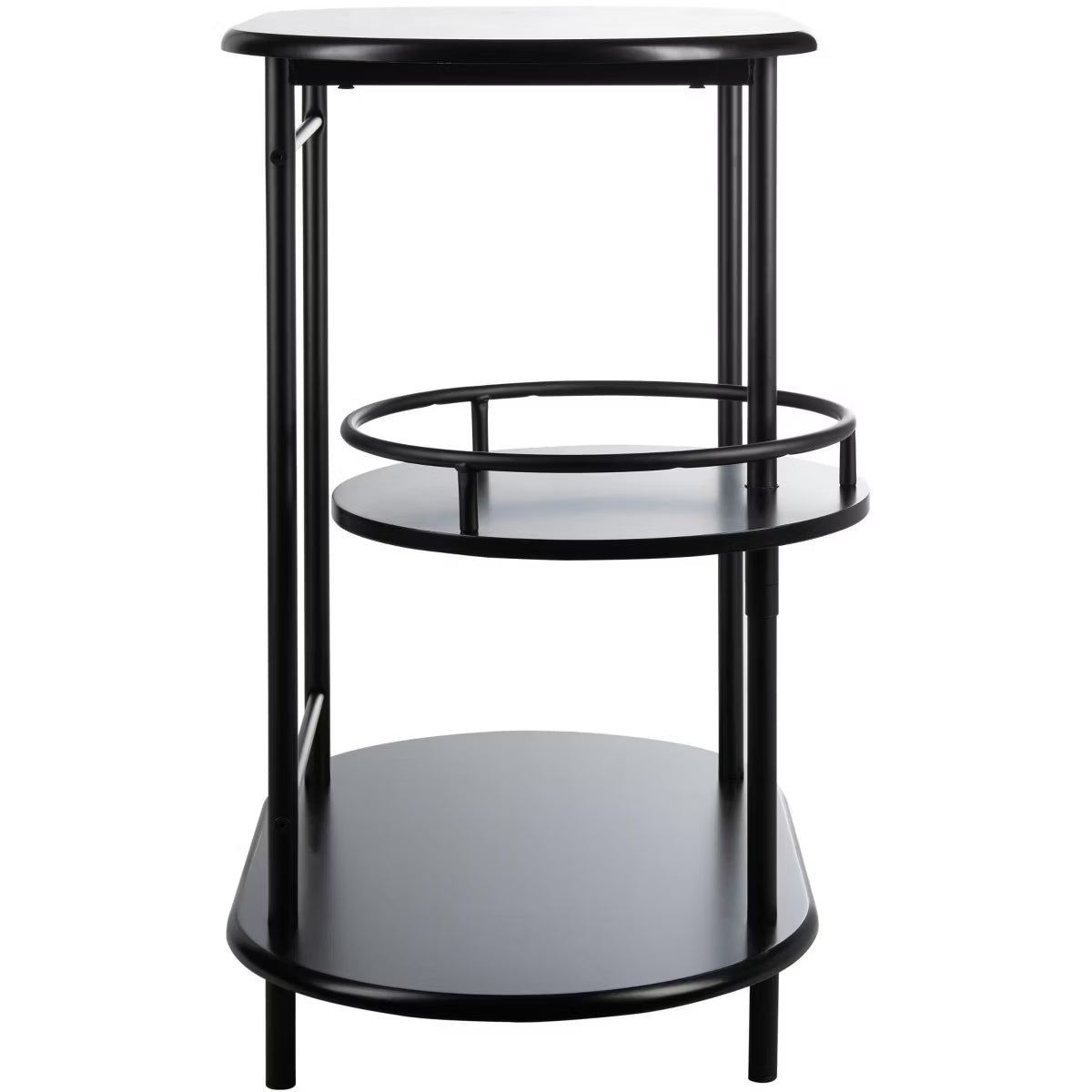 Bar Table – Culinvaro va 3 Tier Swivel Bar Table - BCT8007C - White/Gold