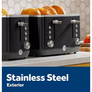 Toaster – 4 Slice Toaster – Stainless Steel