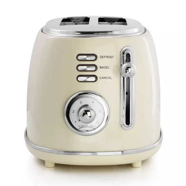 Toaster – 1.8 Quart Electric Tea Kettle and 2 Slice Toaster Combo – Beige