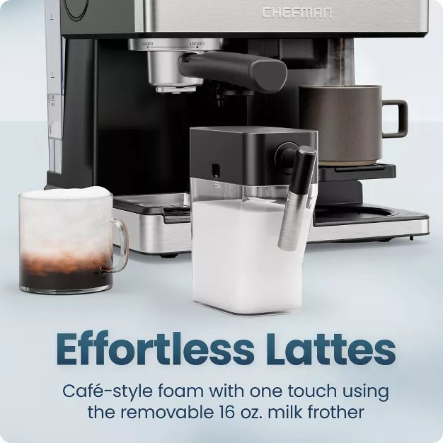 Coffee Maker – Coffee Station, Coffee Maker Espresso Machine Combo – Black