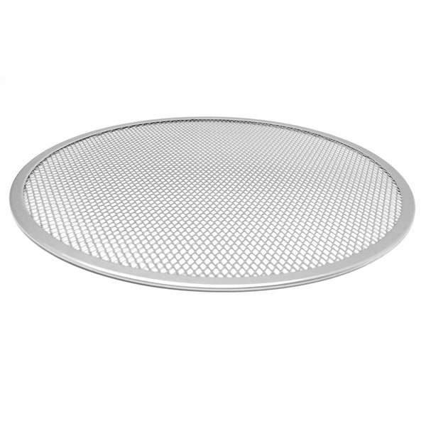 Pizza Pan – Anodized Aluminum Pizza Crisper, 16-Inch – Silver