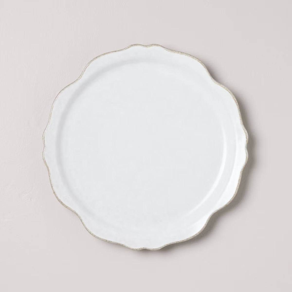 Dinner Plate – Culinvaro Carved Edge Dinner Plate Cream