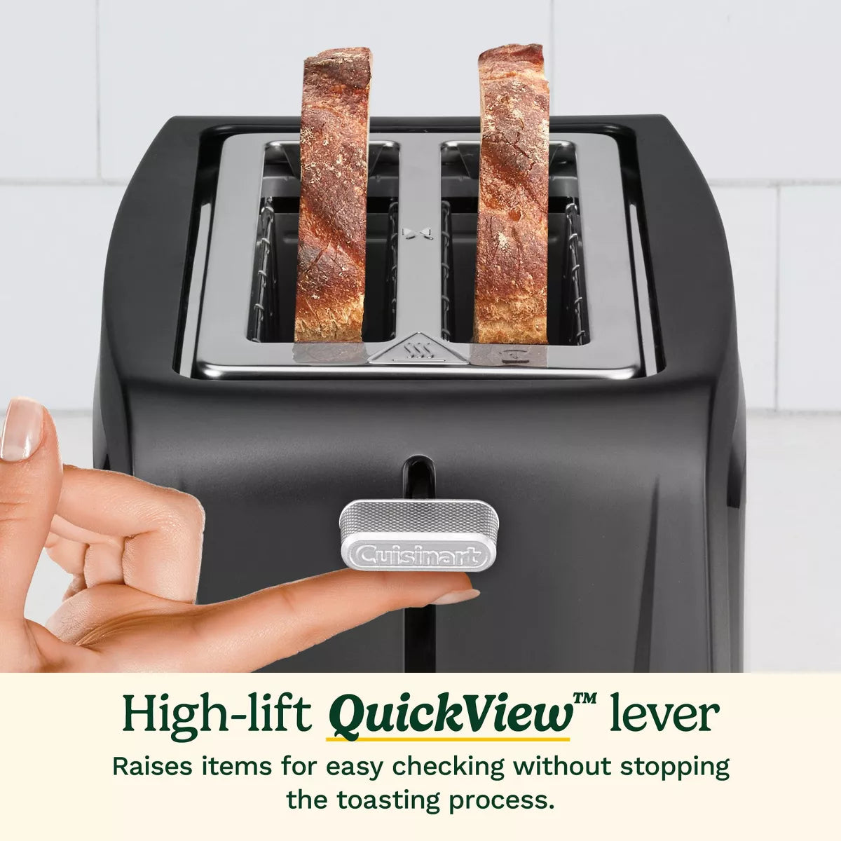 Toaster – 2 Slice XL Slot Toaster – Black