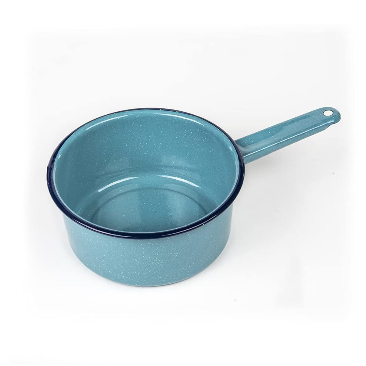 Saucepan – Enamel on Steel Durable Non-Stick Cookware for Indoor & Outdoor – Blue