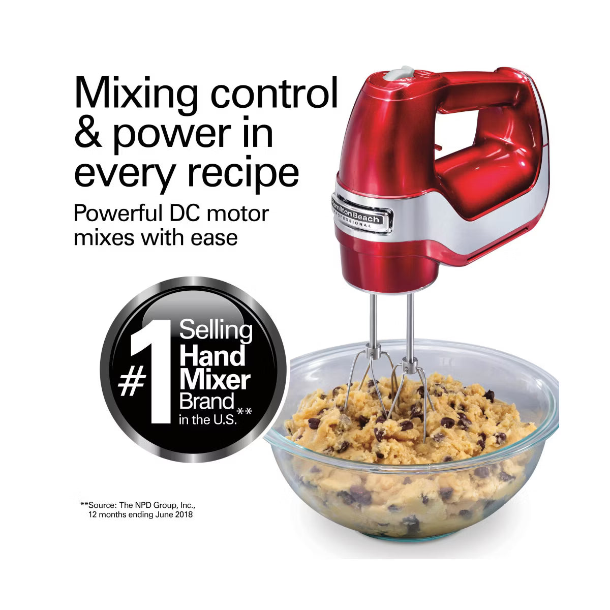 Hand Mixer – Professional 5-Speed Hand Mixer – Stainless Steel