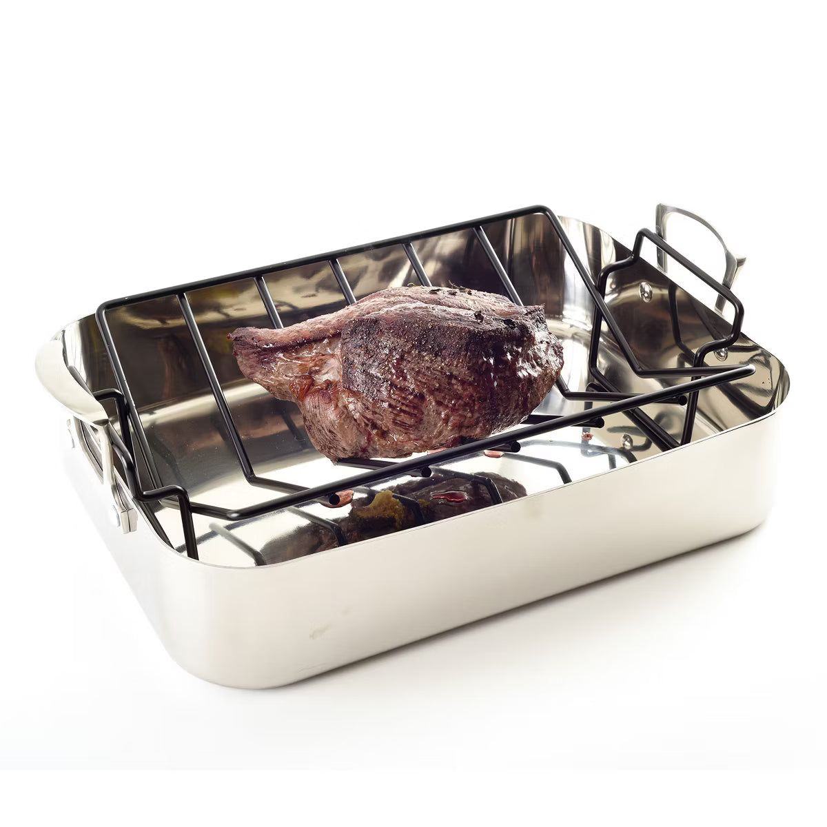 Roasting Rack – Heavy Duty Nonstick Roasting Rack, Extra Large 13 x 10 Inch – Black