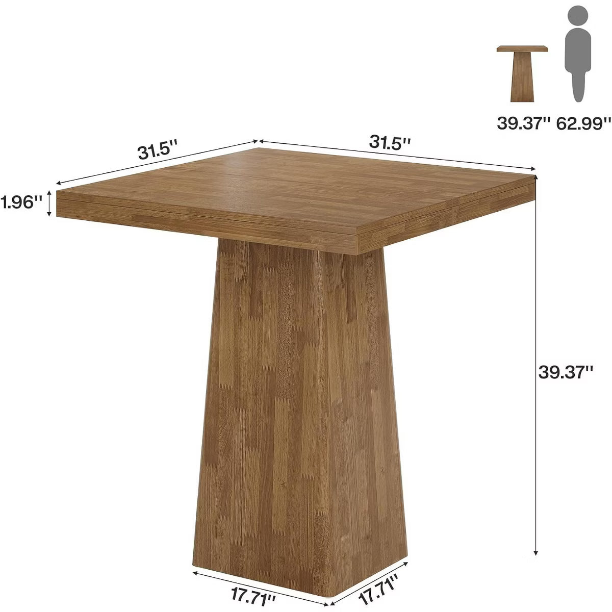 31.5-Inch Small Kitchen Dining Table,
