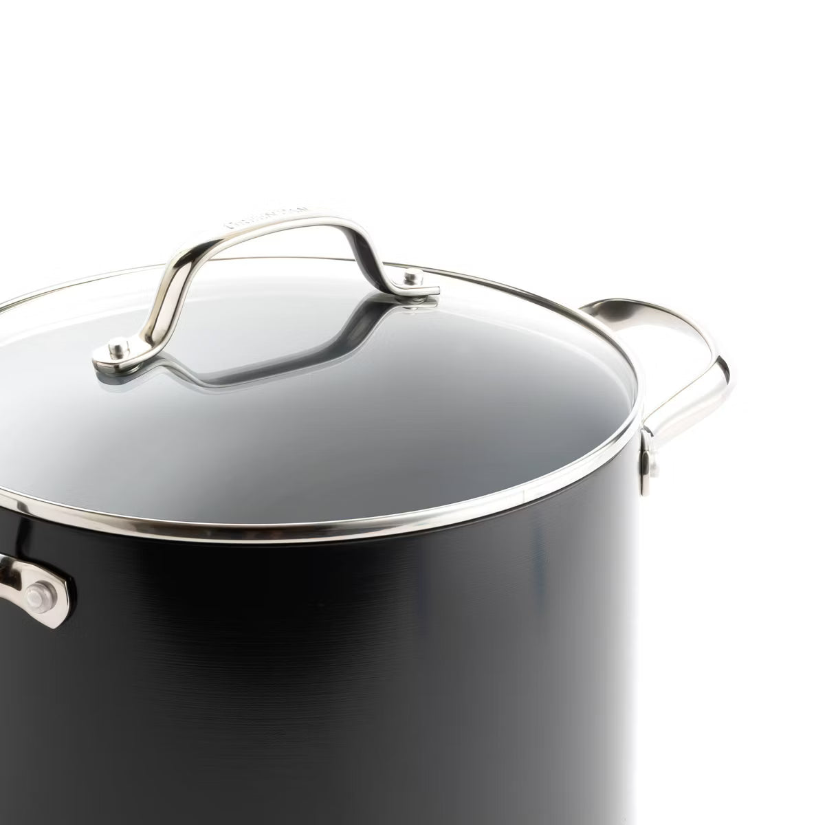 Stock Pot – Valencia Pro 8qt Ceramic Stockpot with Lid – Black