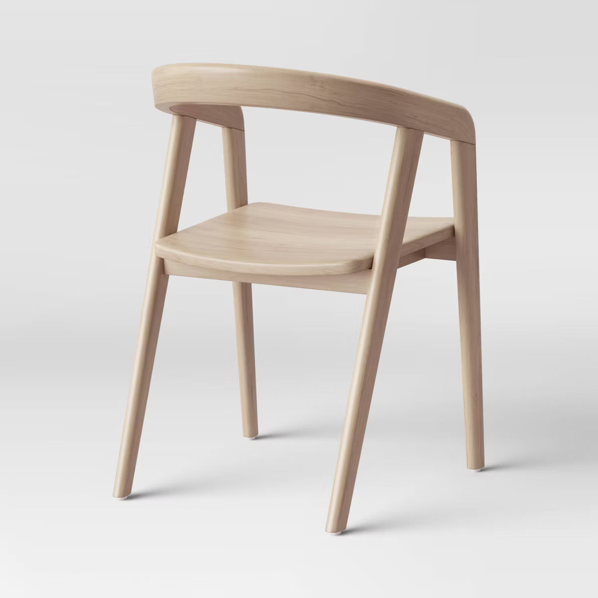 Lana Curved Back Dining Chair Brown