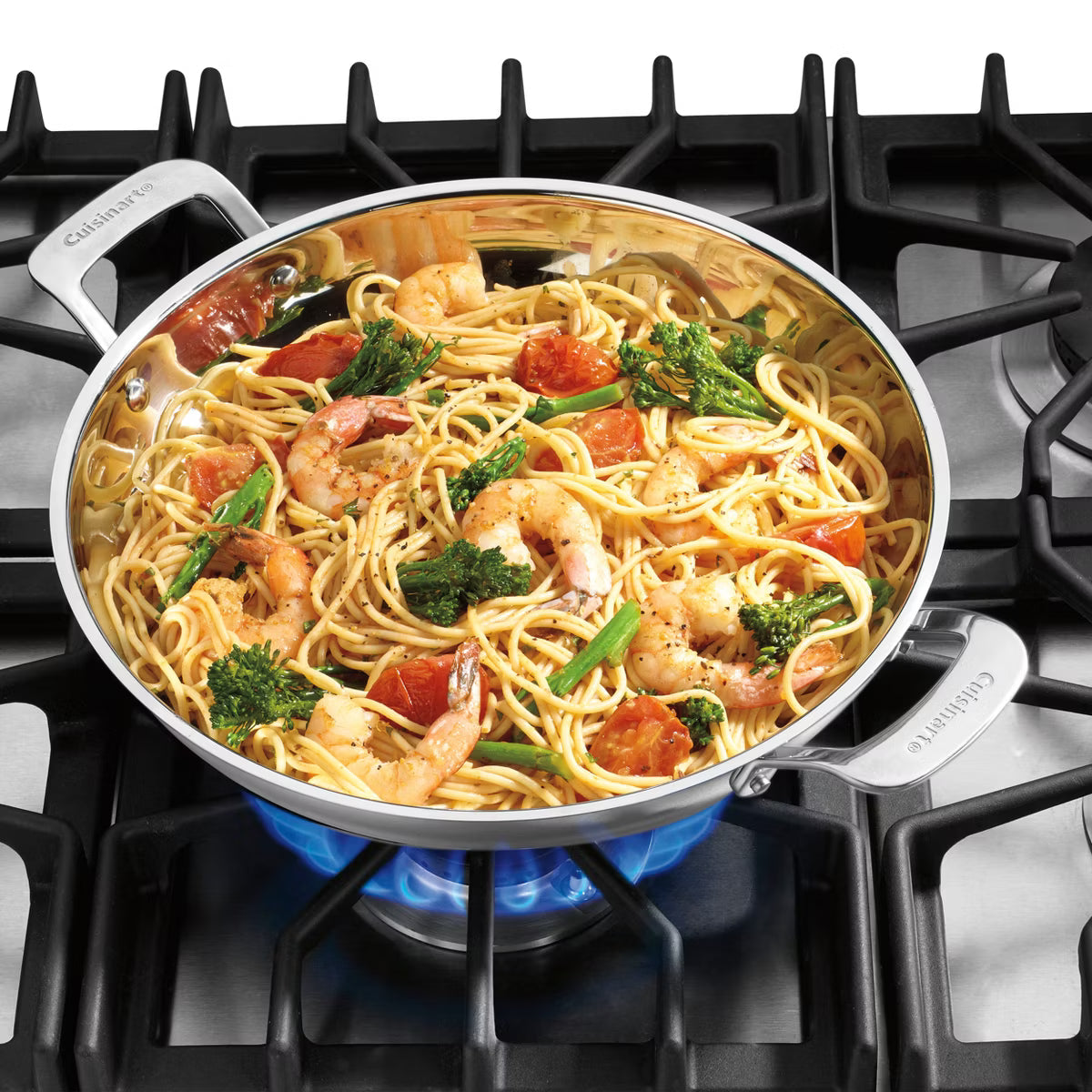 Frying Pan – 12" Everyday Pan with Cover – Silver