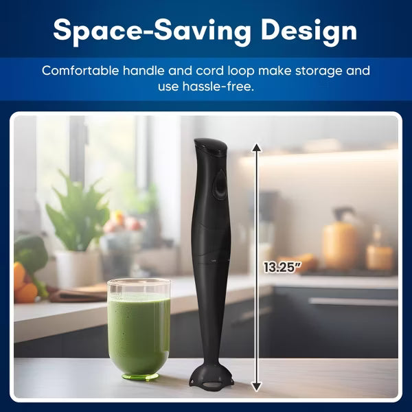 Immersion Blender – Hand Blender with Detachable Wand – Stainless Steel