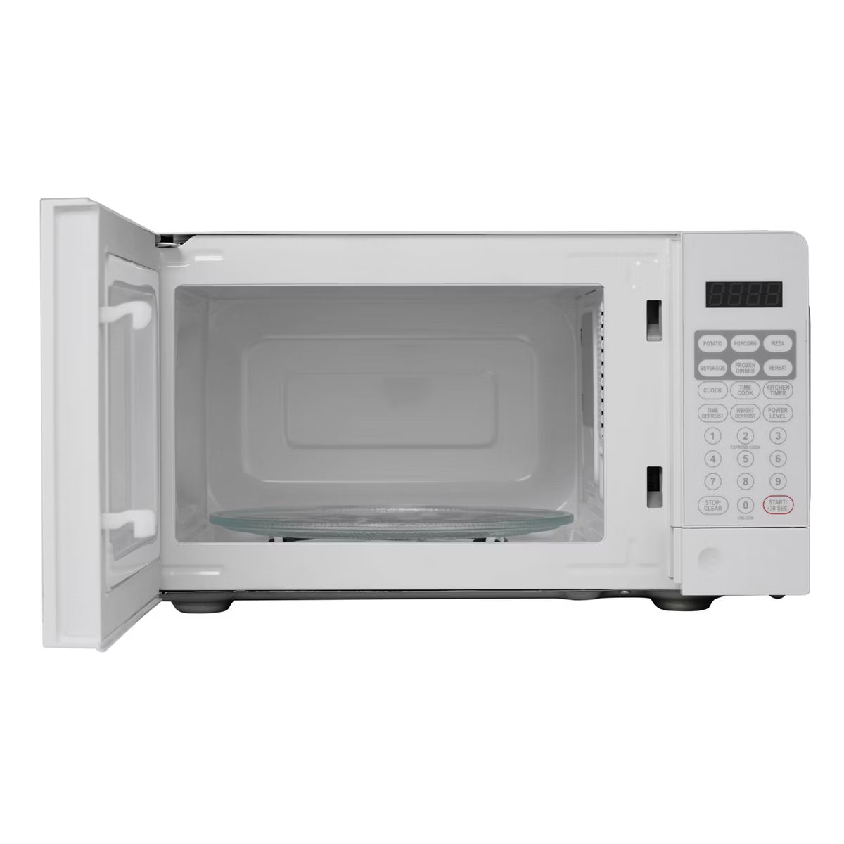 Microwave Oven – 700W 0.6cu ft Countertop Microwave Oven – White