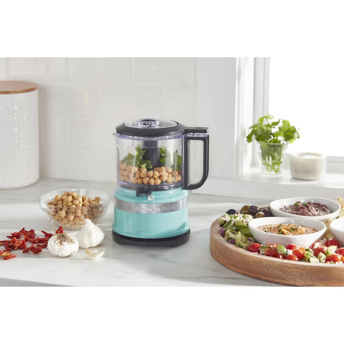 Food Processor – Sky: Small Food Processor, 2 Speeds – Blue